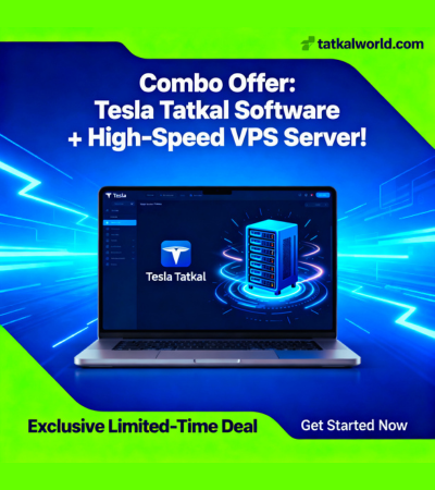 TVPS Server + Tesla Tatkal Software